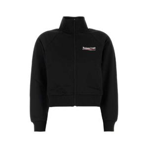 BALENCIAGA Black nylon ben sweatshirt 818505TRVE2 1089