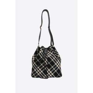 BURBERRY medium bucket bag in Check twill 8093871A1003