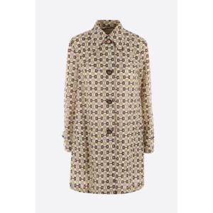 GUCCI Gucci Horsebit 프린트 나일론 오버코트 752387ZANVO9198