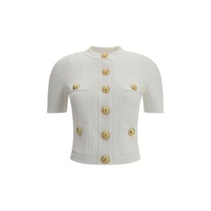BALMAIN 카디건 화이트 버튼 EF1KL023KB07_0FA