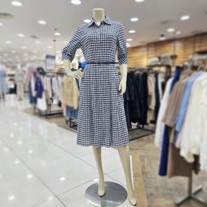 [BCBG][BCBG] o 자일스 깅엄  원피스 B5B5O647