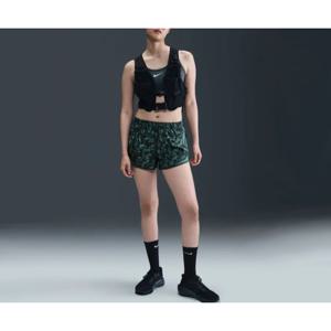 나이키 우먼 드라이핏 원 템포 쾌적한 프린트 쇼츠 그린 FZ3483-338