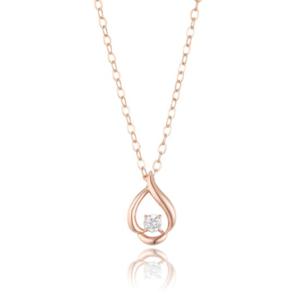 [로이드]18K 워터드롭 웨이브 목걸이 LNN21102G