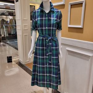 [BCBG] 비씨비지 여름23 베리앙 체크 원피스 B3B3O602