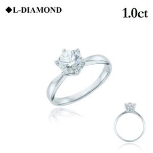 [로이드]L-DIAMOND 1캐럿 6프롱 솔리테어 18k 반지 LRD22040D