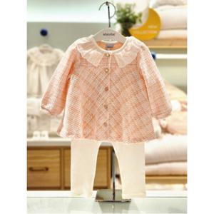 [압소바] HK(핑크)(예쁜여아외출복) 메를랑 상하복(24년FW) (AZ521213 A1)