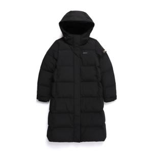 N244WDW860 여성 카이만 롱기장 구스다운 B BLACK
