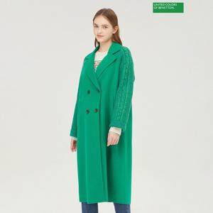 [베네통] 애쉬캐쉬 코트 BACT66361_GN