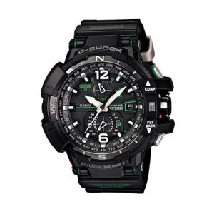 카시오 GW-A1100-1A3JF 스카이 콕 피트 손목 시계 밴드 시계 스포츠 블랙