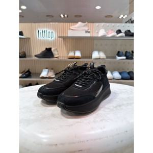 [FITFLOP][F-모드] FFSO5E045BK 25S S 스웨이드 니트 올블랙 여성 슬립온 스니커즈