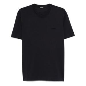 에르메네질도제냐 반팔 티셔츠 UF360A9 F765B09 Blue
