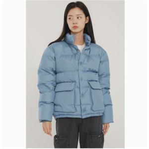 [시에로]숏기장 아웃포켓 앞 뒤 편차 패딩점퍼 SG4JPF504