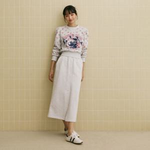[에고이스트] ER2OSK02 [BLUE LABEL] 프론트 슬릿 밴딩 스  스커트