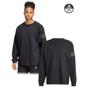 [아디다스] XL(105)~3XL(115)남녀공용 오리지널 뉴클래식 긴팔티셔츠-IR9446