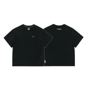 내셔널지오그래픽키즈 K252UTS350 남여공용 데일리 베스트아이템 패밀리룩 미니미 프로즌에어 반팔티 블랙