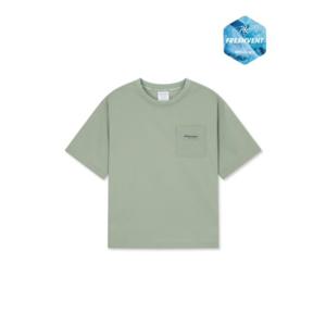 [디스커버리키즈US] (DKTR73053-KAN) 키즈 프레시벤트 경량 우븐 에센셜 트레이닝 반팔티셔츠