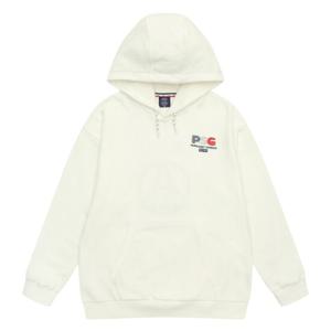 [에스핏]PSG 뒷 볼륨자수 후드 티셔츠 - 아이보리 (SJZ101MKHT70
