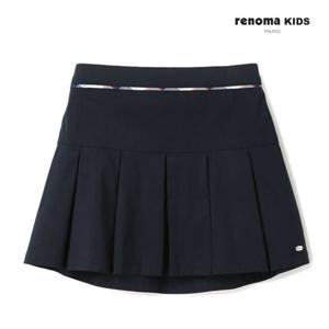 [레베끌레][레노마키즈] 체크 파이핑 주름스커트 / R2322S652