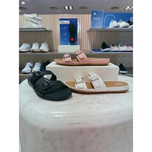 [FITFLOP][그라시에] FFSO5E232 25S S 버클 레더 여성 투바 슬라이드 3종택일건