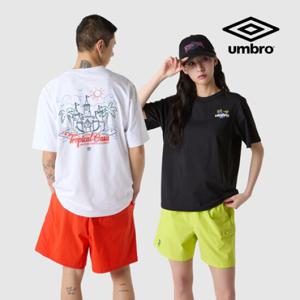 [엄브로] 트로피컬 오아시스 모래성 프레쉬 반팔 티셔츠 UQ223CRS56