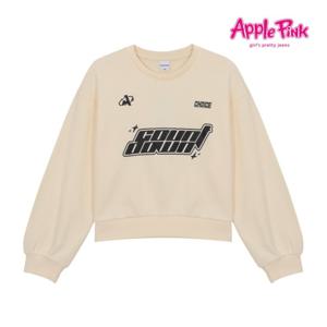 [애플핑크]블록코어 그래픽 크롭 맨투맨 (APK8T117GSI)