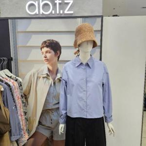 Ab.f.z DP01 AB자수베이직숏셔츠블라우스 AFZ5QB01