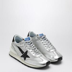 GOLDEN GOOSE Sneaker Marathon in nylon ripstop silver GWF00684F005667/Q_GOLDE-60246