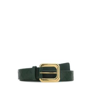 BOTTEGA VENETA 보틀 그린 가죽 벨트 734910V2Q81 3060