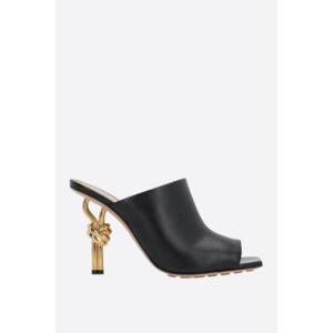 BOTTEGA VENETA Knot nappa mule sandals 740589VBSF01000