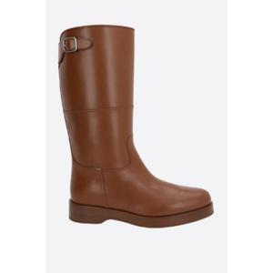 LORO PIANA 매끄러운 가죽 소재의 루포 부츠 FAO7351E0CY