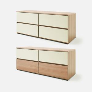 소티디자인 디프 속깊은 2단 와이드서랍장 1200 - 2color