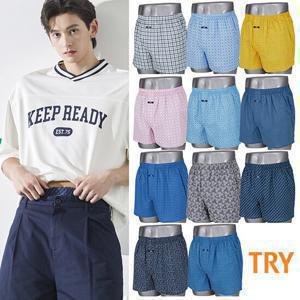 [초특가] 트라이 남성 면 100% 트렁크 11종