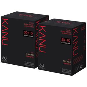 맥심 카누 다크 레귤러 50T+10T X 2개