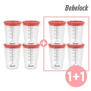 [베베락]엘파 이유식 밀폐용기 280ml 4P+4P