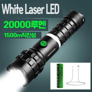 20000루멘 야외 줌 충전식 LED 랜턴 손전등 후레쉬