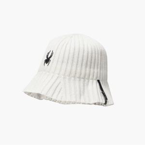 [스파이더] 공용 와펜 니트 버킷햇 SPHFANCA307UWHT