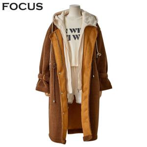 [포커스]뽀글후드덤블 롱코트(FW2K7CT0369)