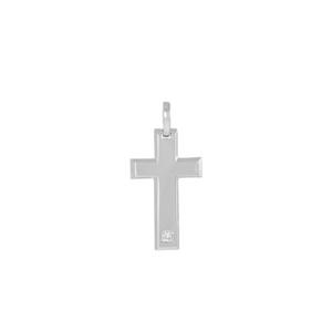 [GB] 화이트 유광 십자가 14k GOLD 펜던트 LPP23026G