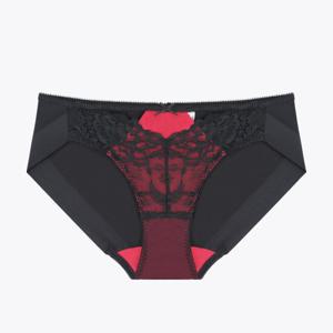 [섹시쿠키]크리스마스 앞판 트임 레드 헴팬티 SCWPZB01