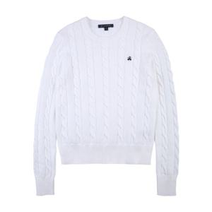 [브룩스브라더스] BB_[여성] 코튼 케이블 스웨터 (화이트) (BBWRWF9069AES)