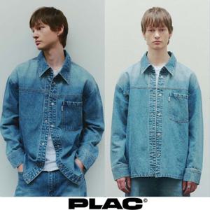 [PLAC]플랙 PWTF1LSL23M 남성 릴렉스 빈티지 데님 셔츠자켓