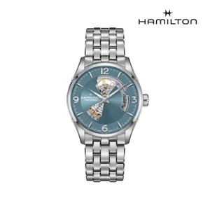 [해밀턴]H32705142 재즈마스터 오픈 하트 42mm 아이스 블루 메탈
