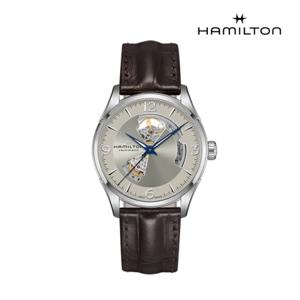 [해밀턴]H32705521 재즈마스터 오픈하트 오토 42mm 샴페인 다이