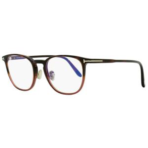 톰포드 남성용 블루 블록 안경 TF5700B 054 하바나/버건디 54mm 054