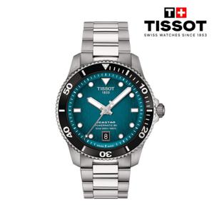 [티쏘][NEW] 씨스타 1000 파워매틱 80 40mm T120.807.11.091.00