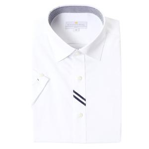[카운테스마라(셔츠)]신상품 엣지있는 슬림반소매CDHV2B1455A0