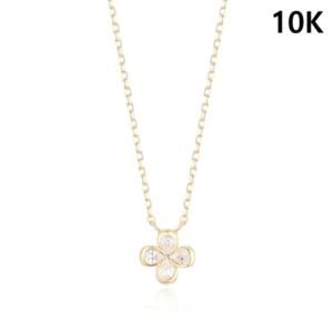 로이드 10K 럭키 행운클로버스톤 목걸이 LNT24004T