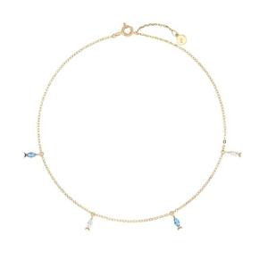 [GB] 탄생석 물고기 10K GOLD 발찌 LWT24004T