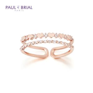 폴브리알(PAUL BRIAL) PYBR0262 하트 투라인 반지