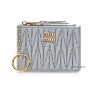 [미우미우] FW24 여성 마테라쎄 카드지갑 5MC093 2FPP F0164